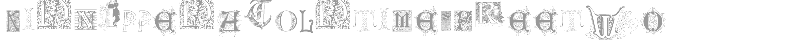 Kidnapped At Old Times 2 font preview